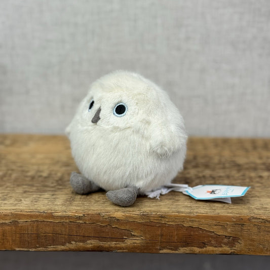 Jellycat Snowy Owling - Miniature Beanie Owl Fluffy Bird Soft Toy New Tags 5"