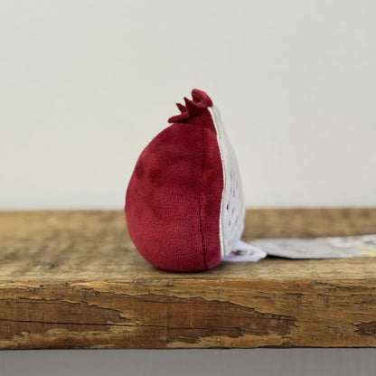 Jellycat Fabulous Fruit Pomegranate - Small Velour Beanie Fruit Retired Plush 4"