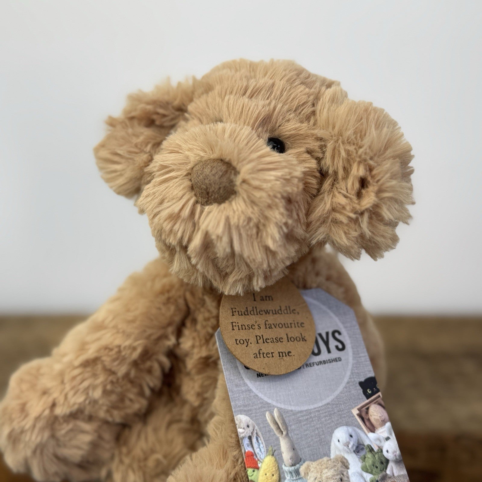 Jellycat Fuddlewuddle Puppy Small - World Of Finse Edition Small Size 6”