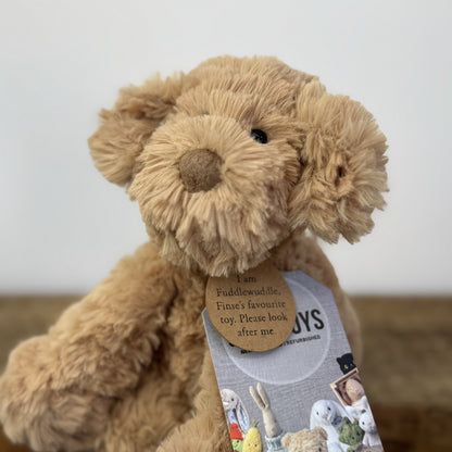 Jellycat Fuddlewuddle Puppy Small - World Of Finse Edition Small Size 6”