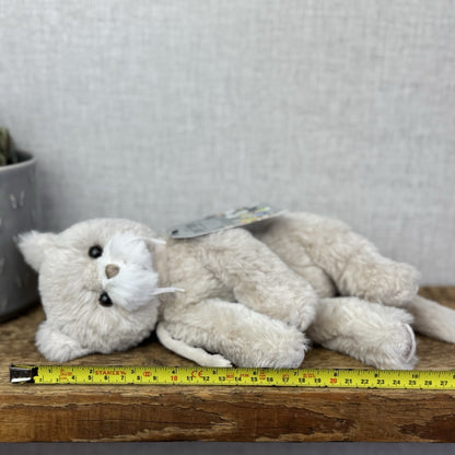 Bukowski - Barbara Bukowski Little Catty - Beige Floppy Beanie Kitten Cat Plush