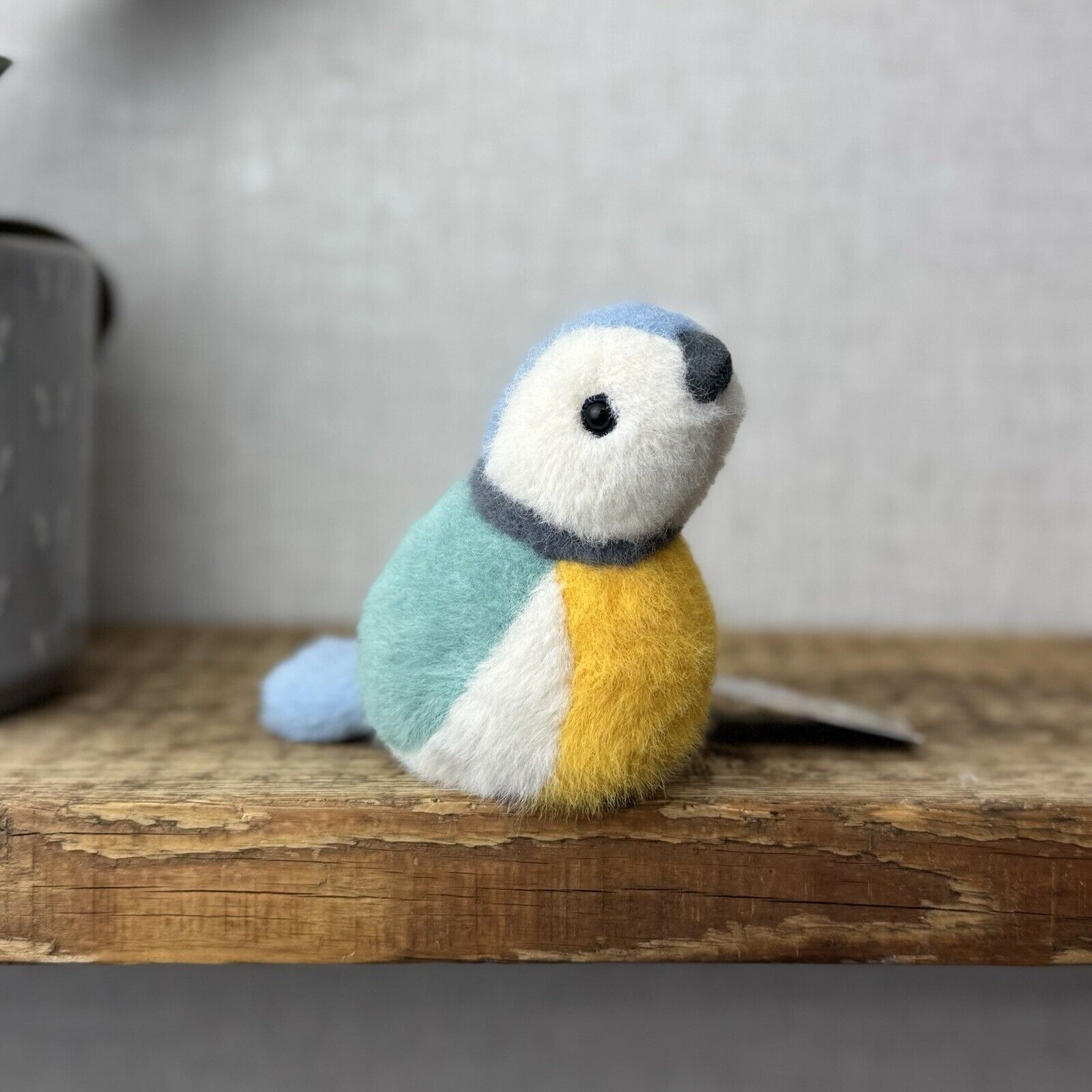 Jellycat Birdling Blue Tit - Birdling Jellycat Small Tiny Pocket Pal Beanie Bird