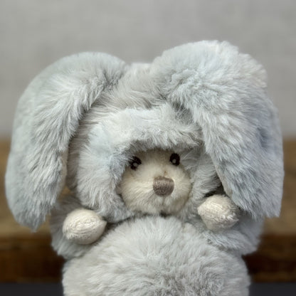 Bukowski Bears Ziggy Winter Rabbit Bear - Mini Grey Bunny Rabbit Bear Dress Up 