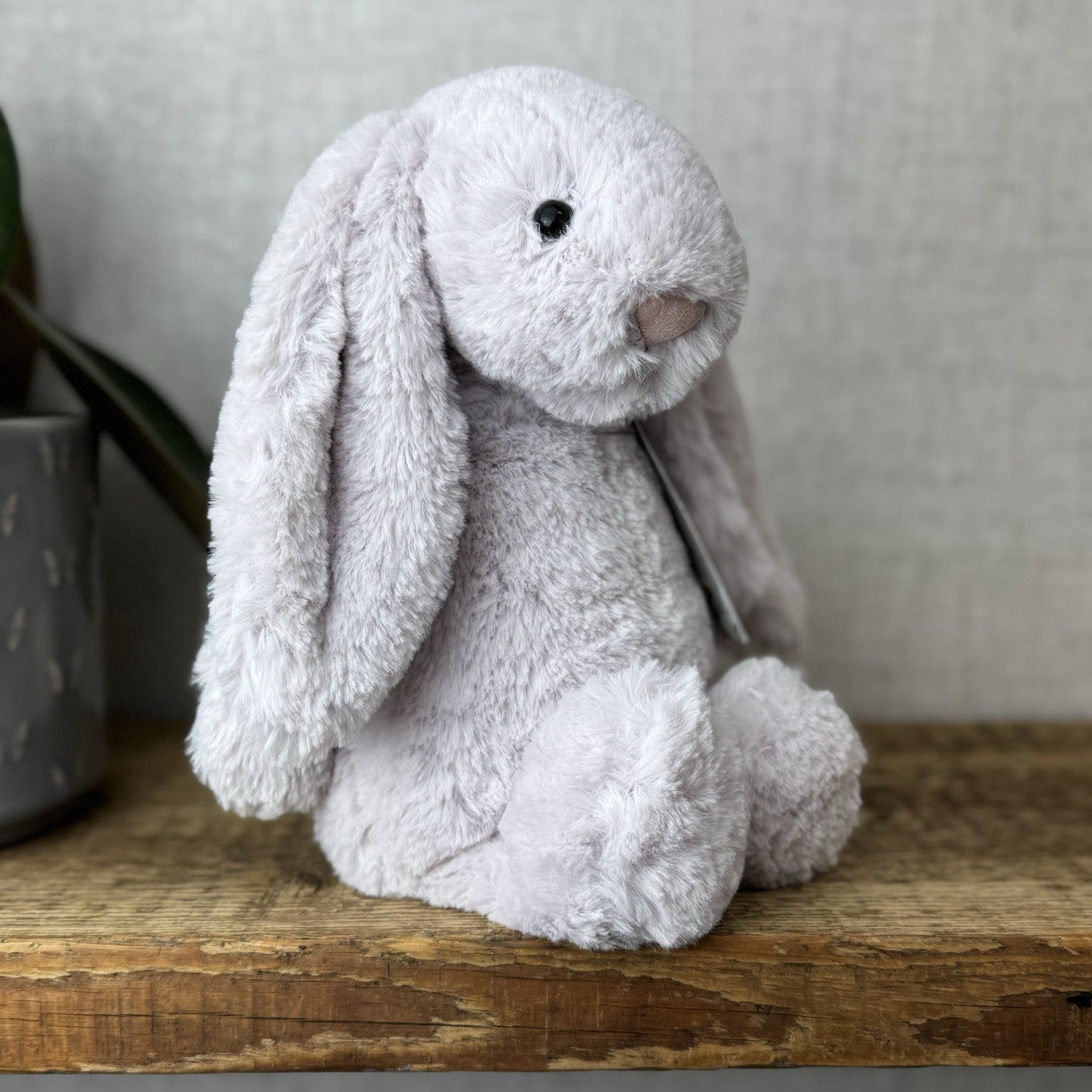Jellycat Bashful Bunny Lavender - Light Pale Purple Bunny - Medium Rabbit 12”