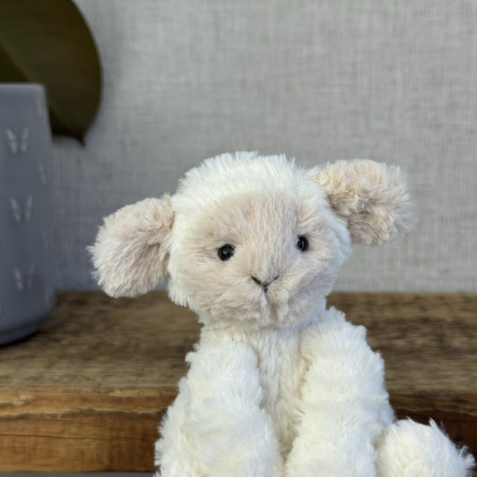 Jellycat Tiny Baby Fuddlewuddle Lamb - Baby Pocket Pal Beanie White Lamb 4” (#2)