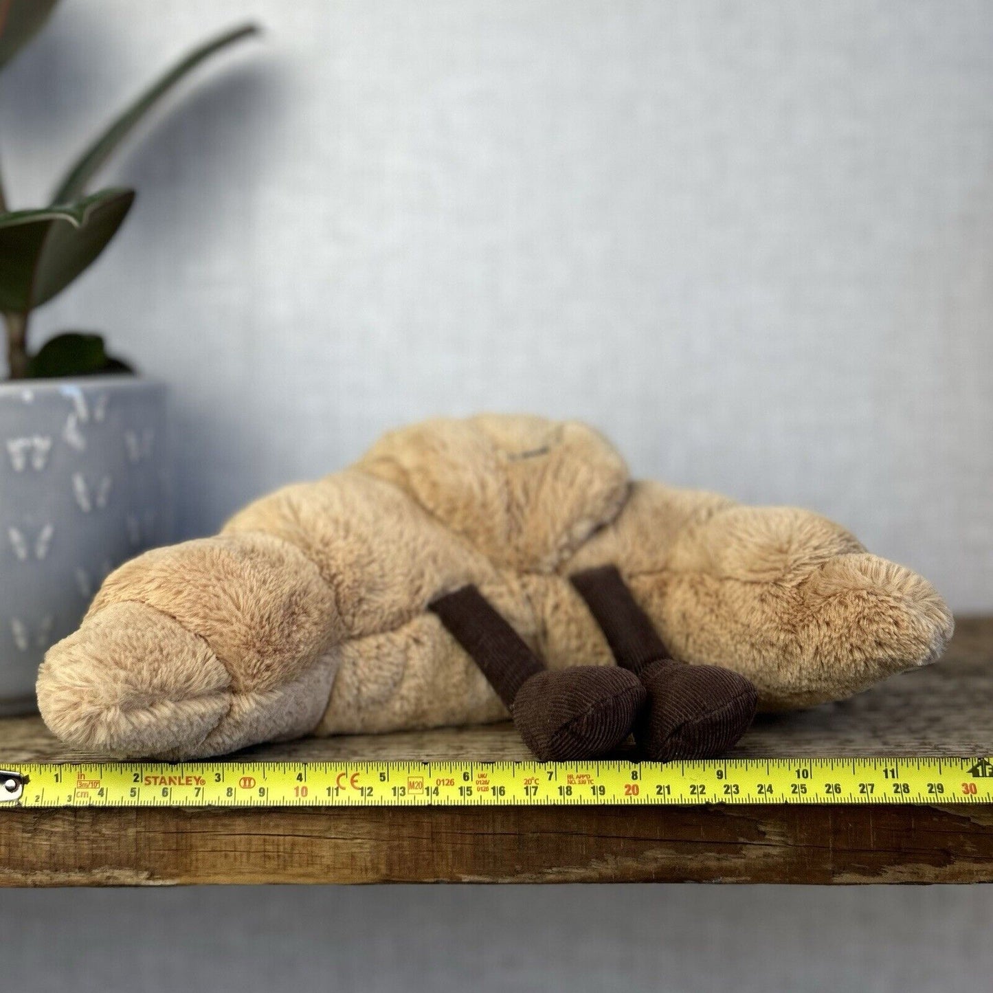 Jellycat Large Amuseable Croissant - Large Croissant Toy - Larger Pastry 12”