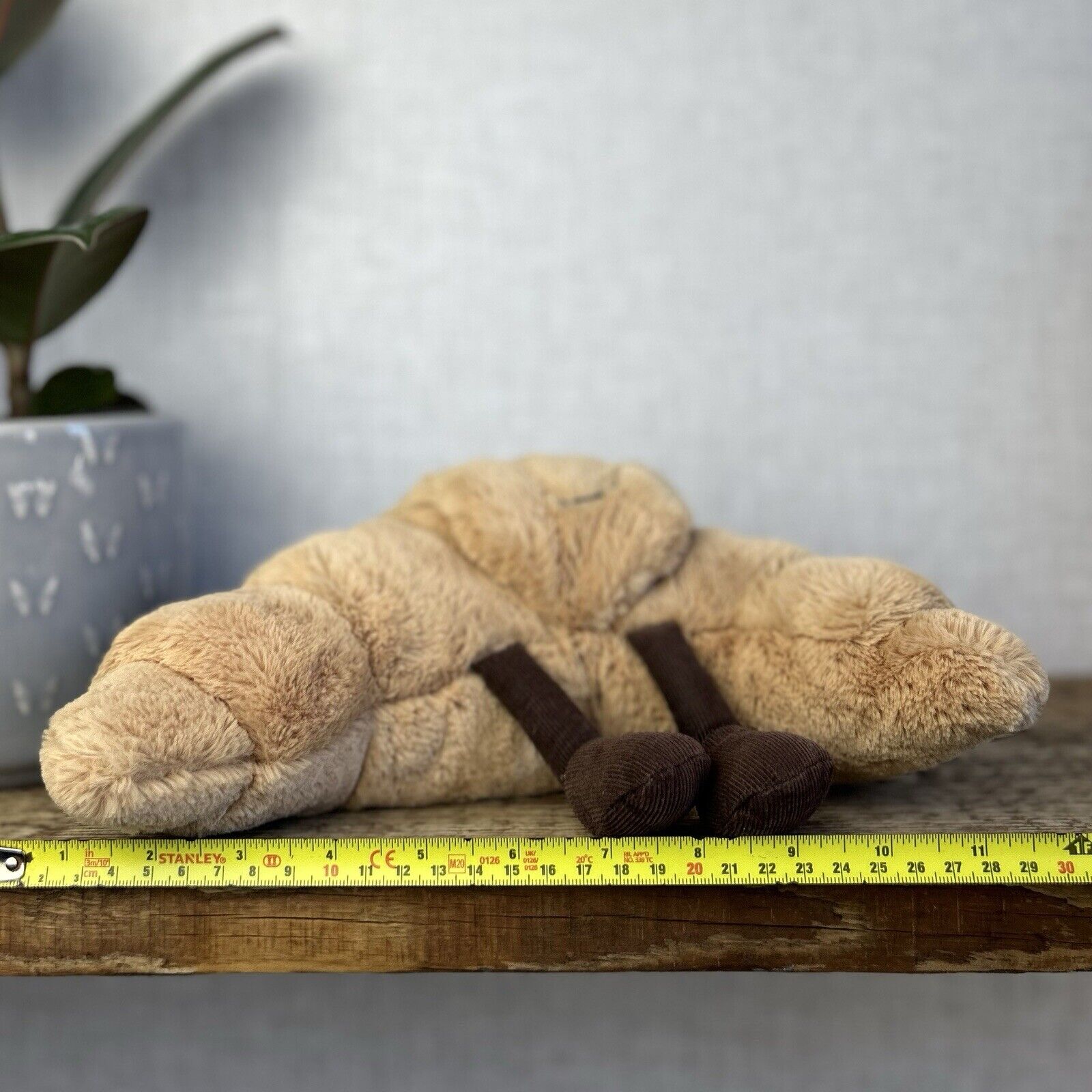 Jellycat Large Amuseable Croissant - Large Croissant Toy - Larger Pastry 12”