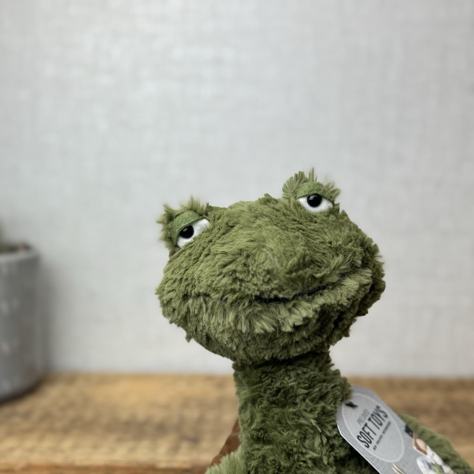 Jellycat Furryosity Turtle Tortoise - Grumpy Turtle Soft Toy 15" Medium Plush