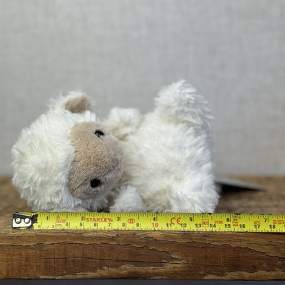 Jellycat Yummy Lamb - Small Textured Sheep Plush  Soft Toy Retired 6”