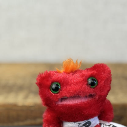 Fuggler Baby Fugg -  Series 3 - Munch Munch Red Fluffy Miniature Fugg Baby 3.5"