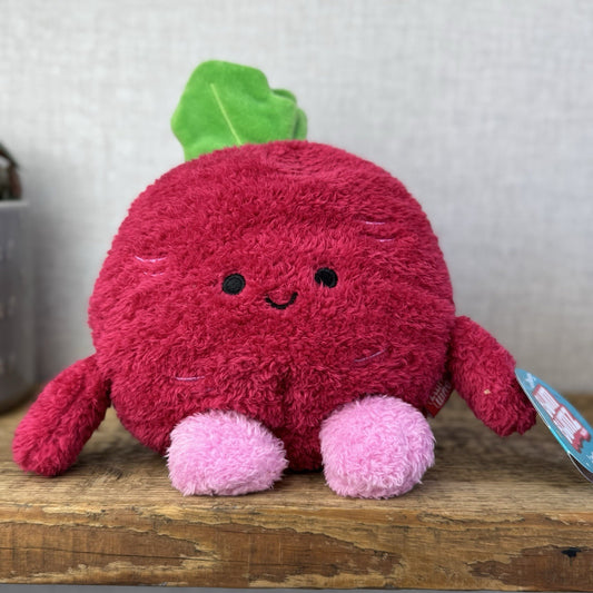 BumBumz RootBumz Ronnie Radish Plush Toy - Russ Beanie Vegetable Soft Toy NWT