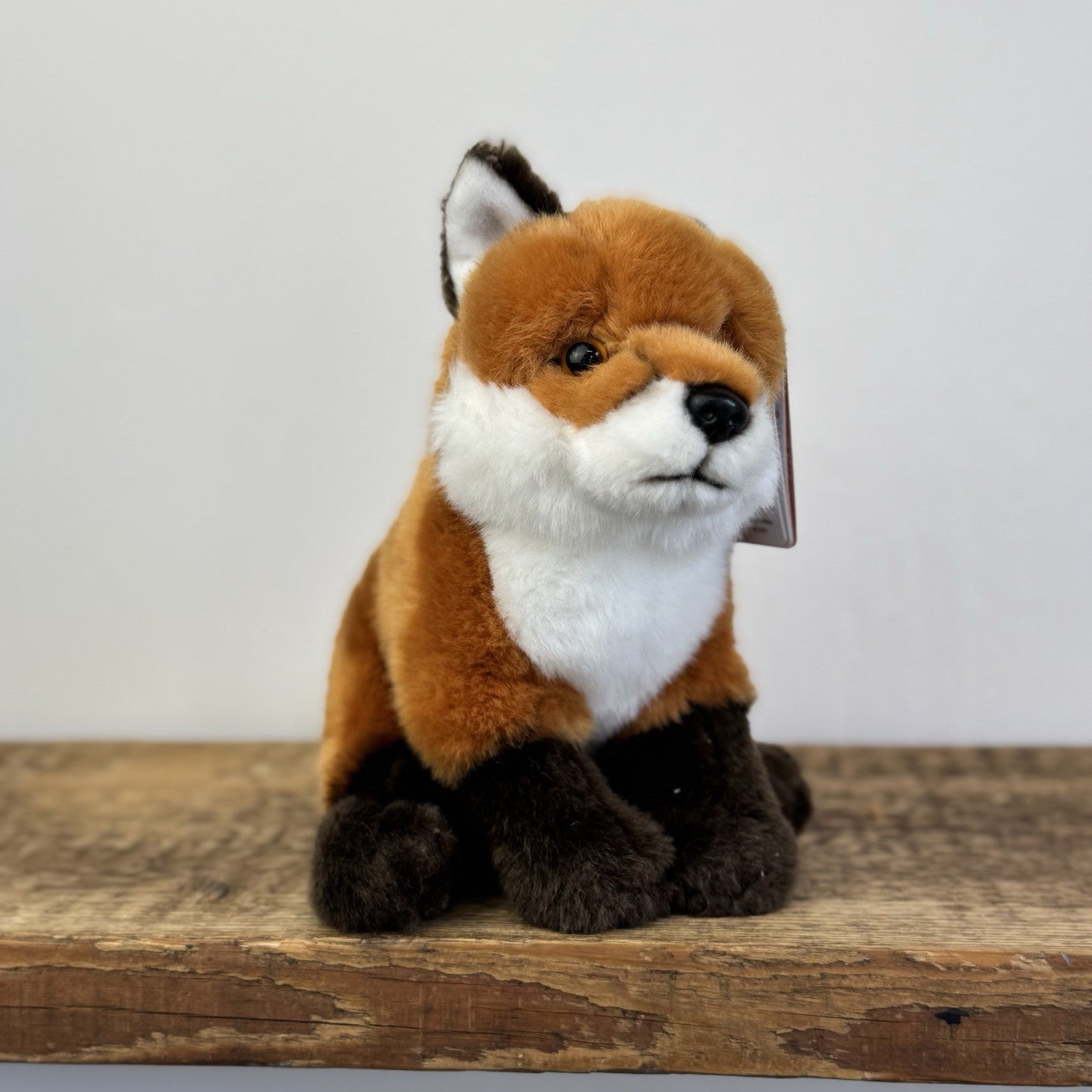 Hamleys Fox Soft Toy - Small Beanie Seated Fox Soft Toy New With Tags 8"