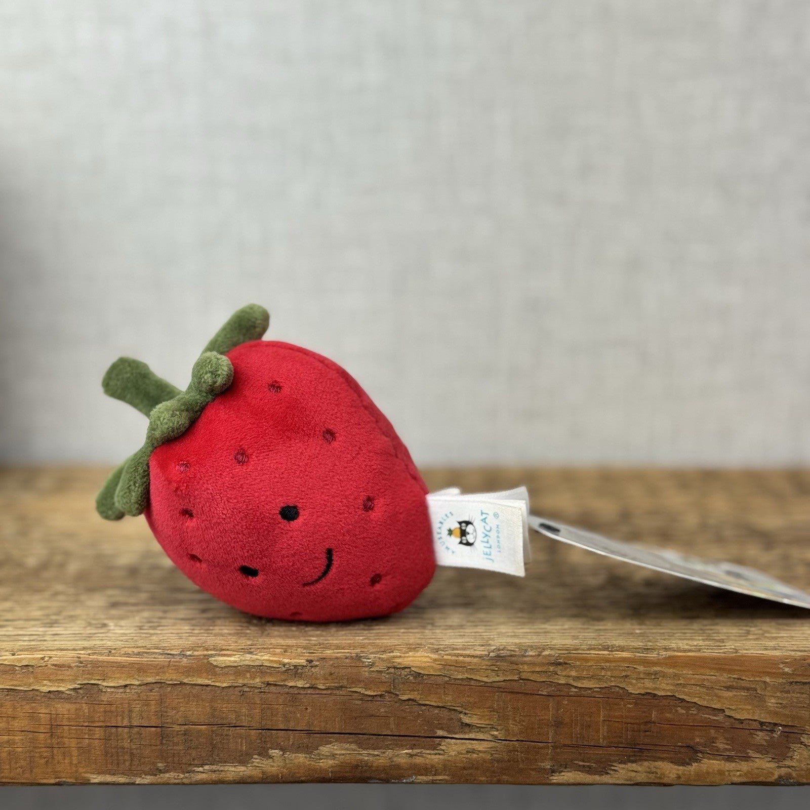 Jellycat Fabulous Fruit Strawberry - Soft Toy Play Food - Fruit Soft Toy 4”