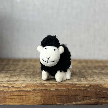 Jellycat Black Pocket Sheep - Tiny Black Sheep Soft Toy Beanie - Tiny Lamb 4”
