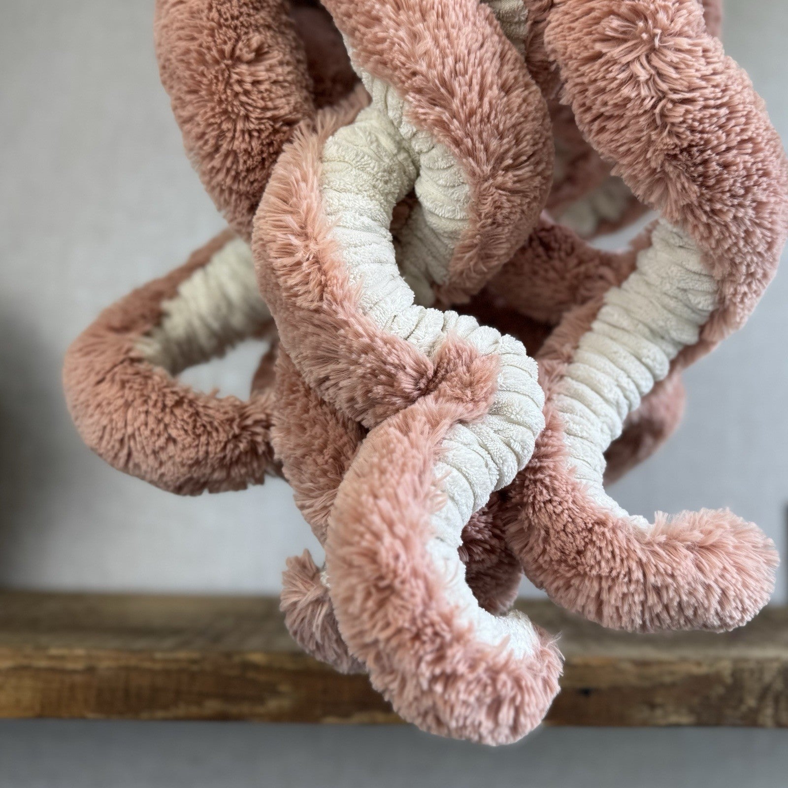 Jellycat Really Big Odell Octopus - Peach Large Octopus Beanie Toy Retired 86cm