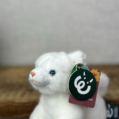 Living Nature Soft Toy Kitten Pair - Mini Grey Kitten & White Kitten 5"