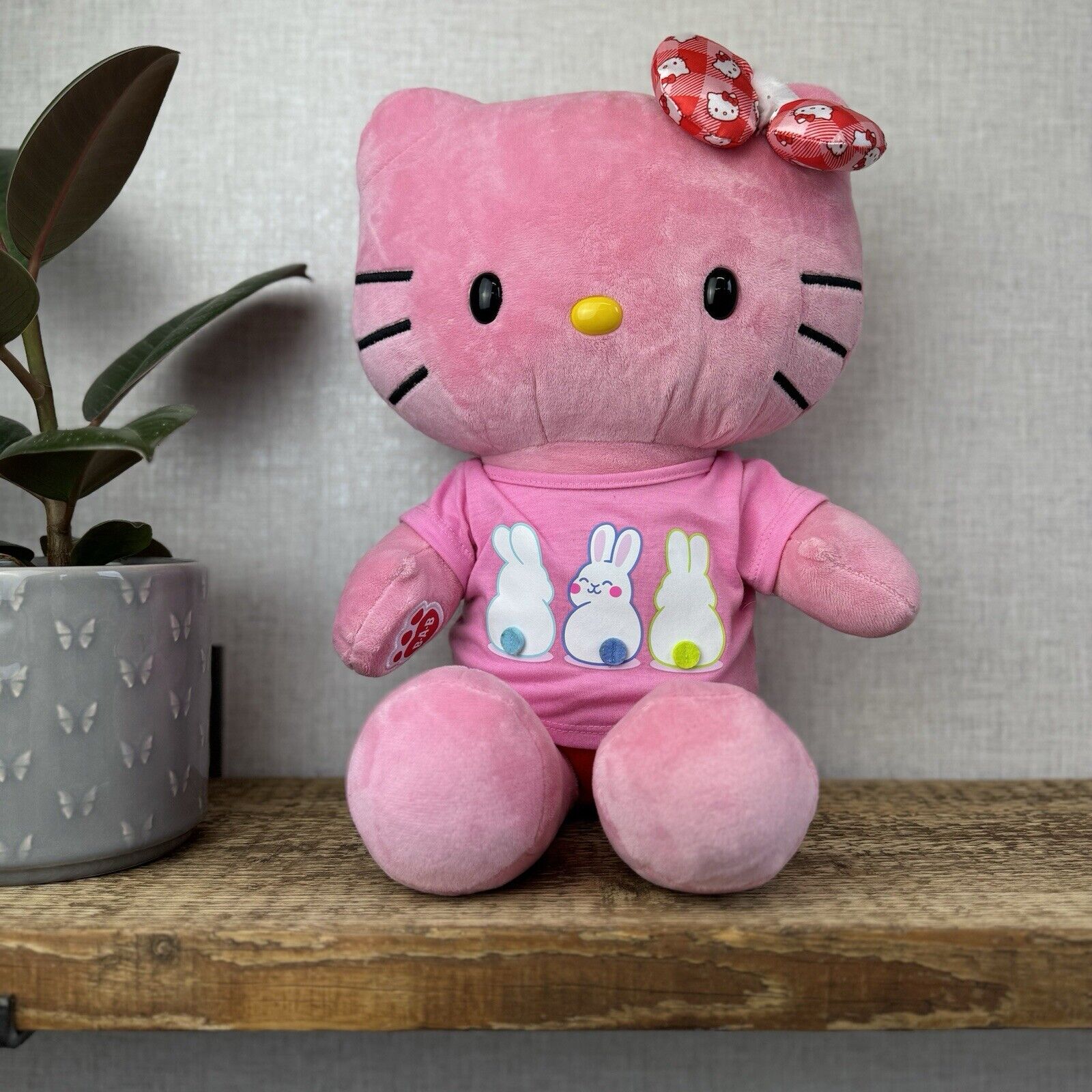Build A Bear Hello Kitty Jolly Holly - Pink BAB hello Kitty Sanrio Collectible