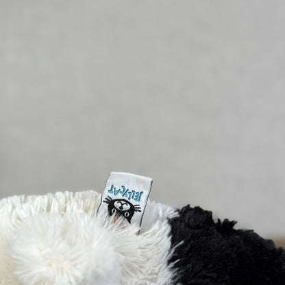 Jellycat Medium Truffles Panda Black White Soft Panda Cushion Vintage Plush 14”