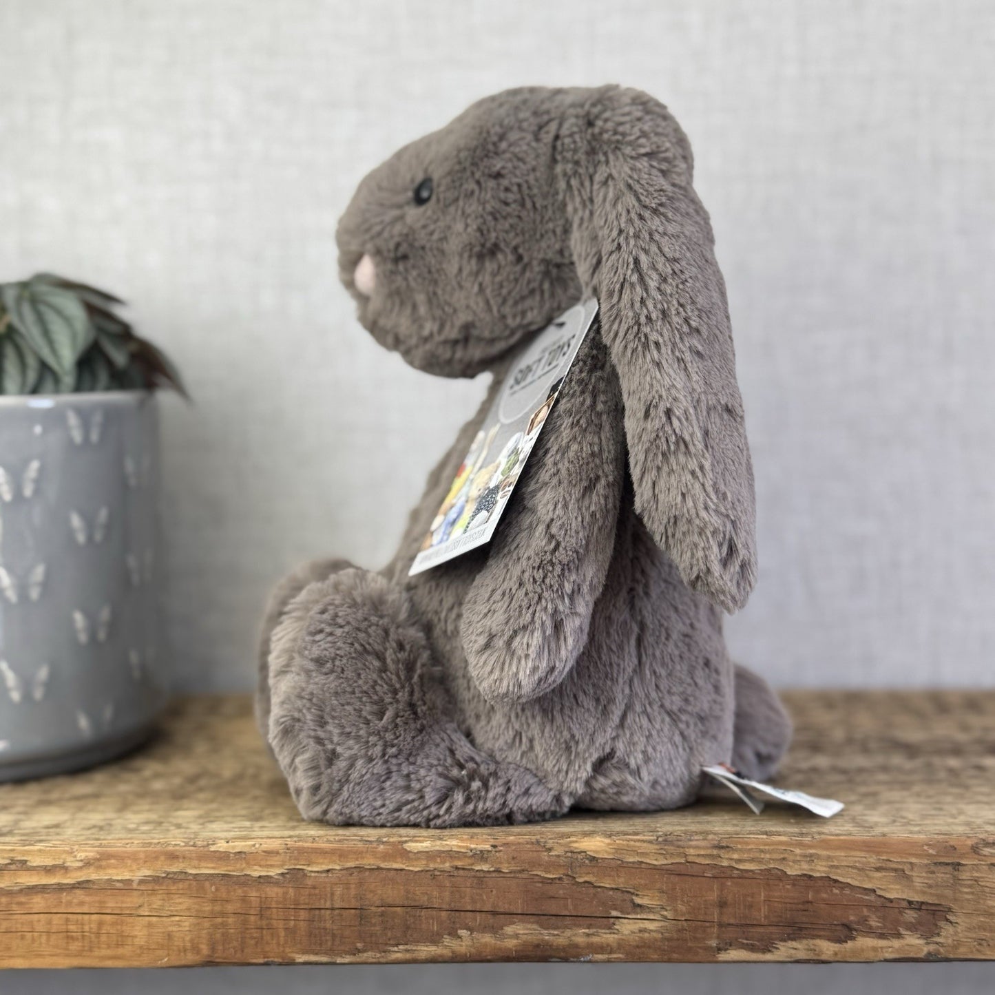 Jellycat Medium Truffle Bunny - Retired Brown Bunny Rabbit Beanie 12” (#2)