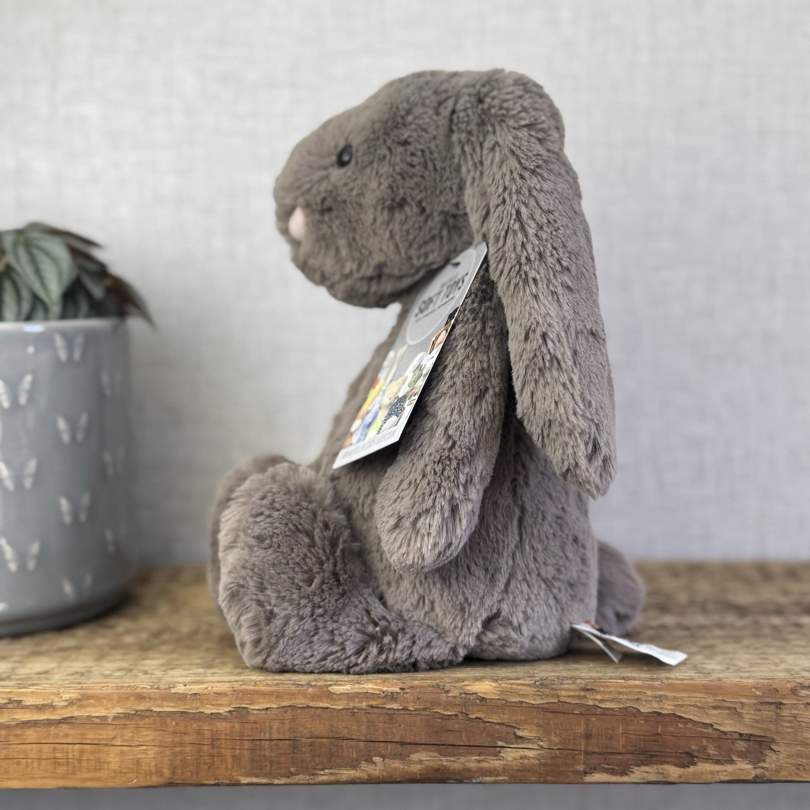 Jellycat Medium Truffle Bunny - Retired Brown Bunny Rabbit Beanie 12” (#2)
