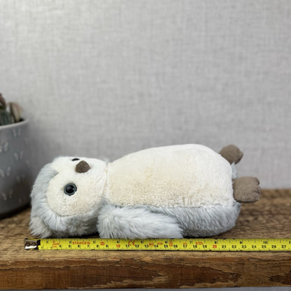 Jellycat Medium Bashful Owl Chick - Birch Grey Colouring Owl Soft Toy Medium 9"