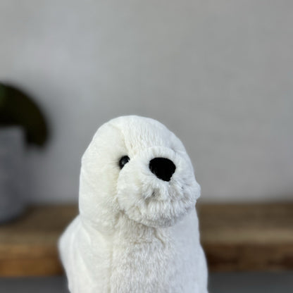 Jellycat Small Rafferty Seal Pup - White Seal Soft Toy Plush Retired 10” (#2)
