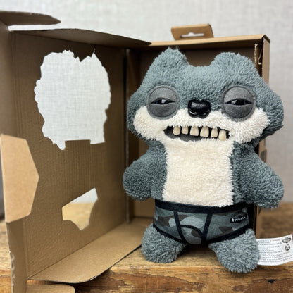 Fuggler Budgie Fuggler - Sketchy Squirrel Grey With Box Rare Collectible