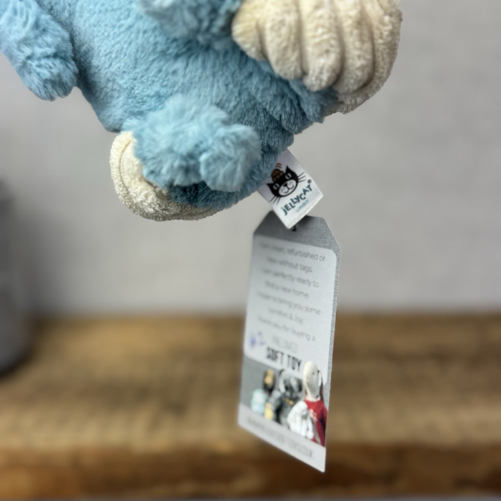 Jellycat Skye Starfish Plush Toy - Small Blue Beanie Starfish Sea Theme 8" (#2)