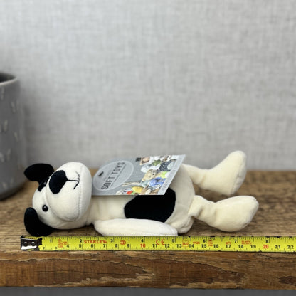 Jellycat My First Puppy Bashful - Small Velour Cream/Black Dog Retired 8" (#2)