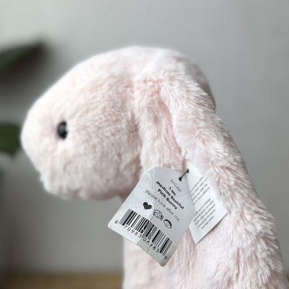 Jellycat Medium Bashful Light Baby Pink Bunny - Baby Pink Bunny Soft Toy 12” NWT