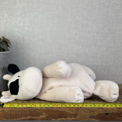 Jellycat Dozy Dou Cow - Floppy Beanie Cow Plush Retired Cream/Black 12"