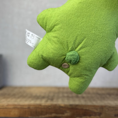 Fuggler Green Rabid Rabbit Fuggler Felt Bunny Rabit Cute Ugly Retired