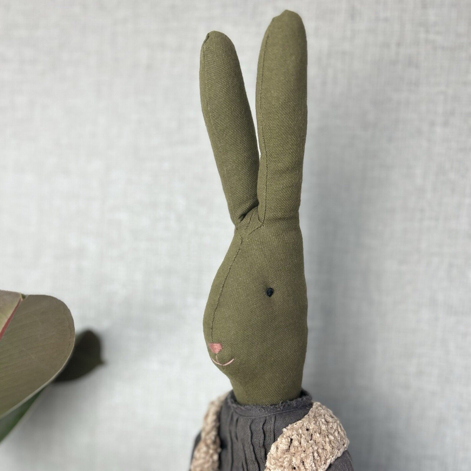 Maileg Large Diana - Large Brown Bunny Diana - Retired 2011 - Brown Bunny