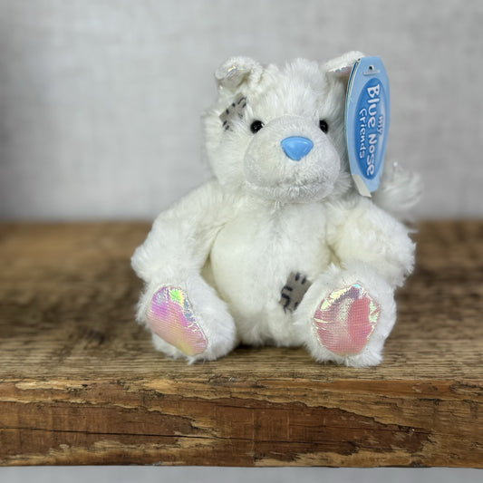 Blue Nose Friends Tinsel #123 - Small With Tags Fox White/Pink Beanie