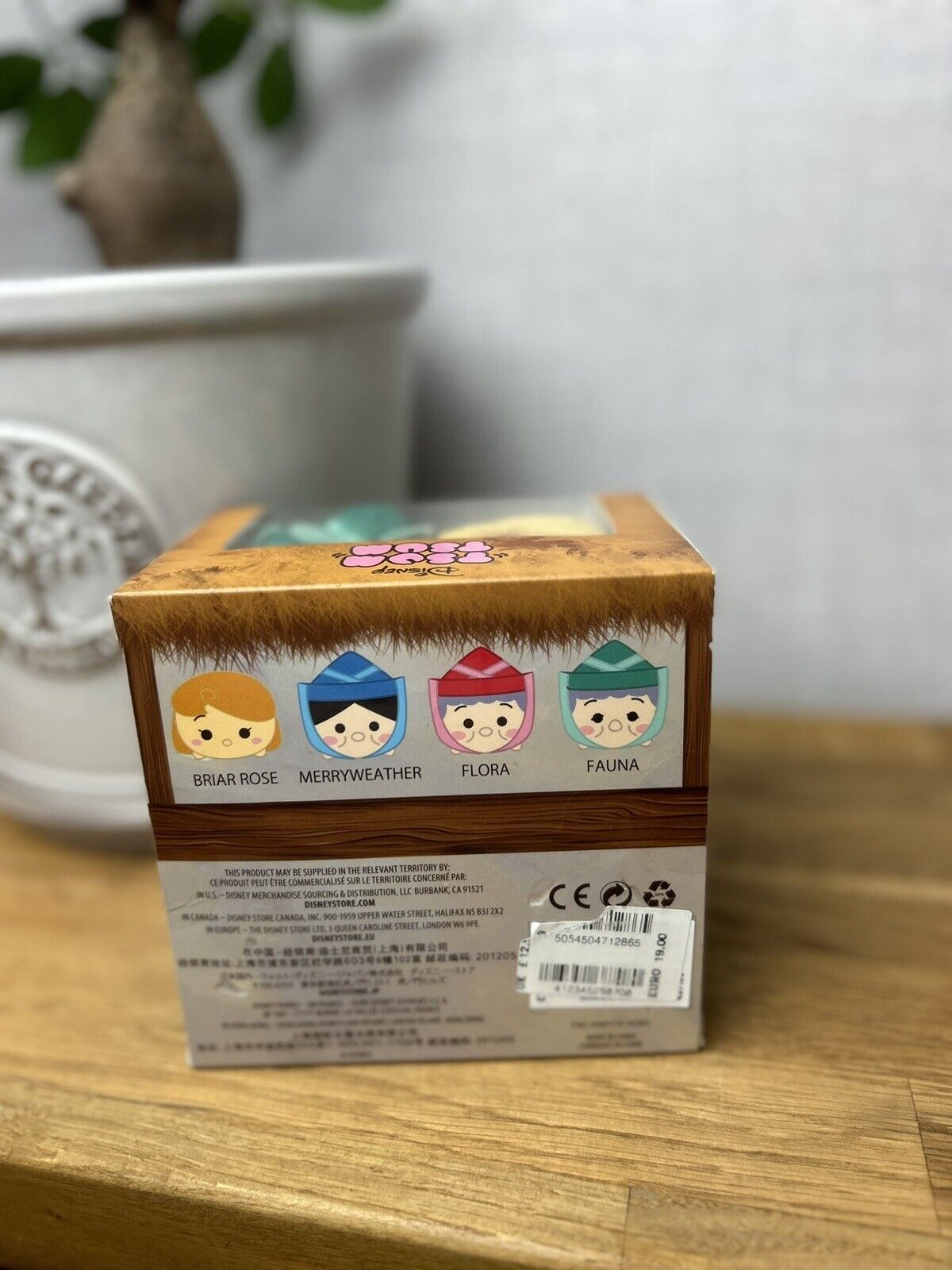 Disney Tsum Tsum Sleeping Beauty Fairies Briar Rose Box Set of 4 - NEW