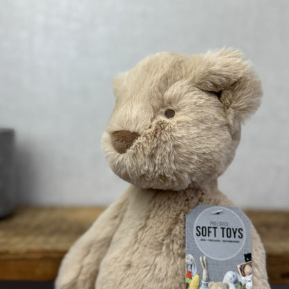 Mamas And Papas Soft Toy Welcome To The World Bear Super Soft Beige Bear 12"