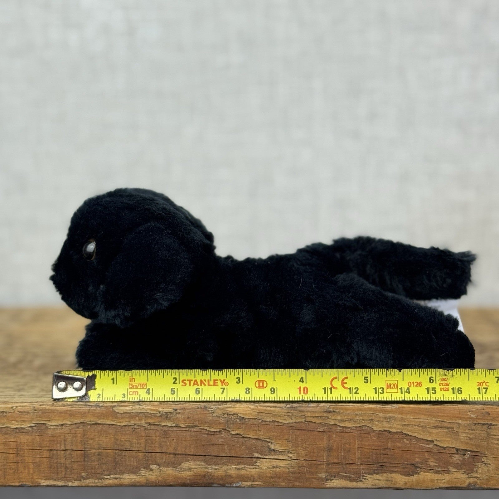 E&J Classic Vintage Labrador Puppy - Tiny Puppy Jet Black Rare Retired Small Lab