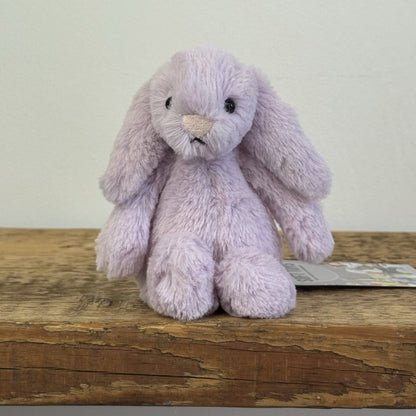 Jellycat Tiny Baby Hyacinth - Tiny Bashful Bunny Purple Mini Rabbit Retired 5"