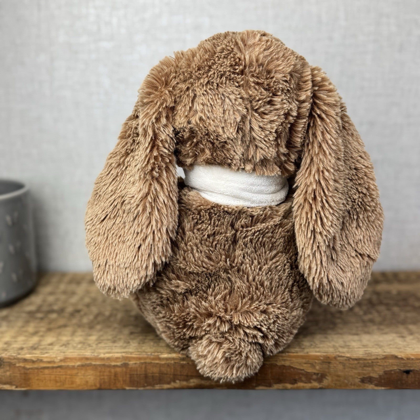Bukowski Bears Great Kalulu - Large Retired Brown Mottled Beanie Rabbit Rare 14"