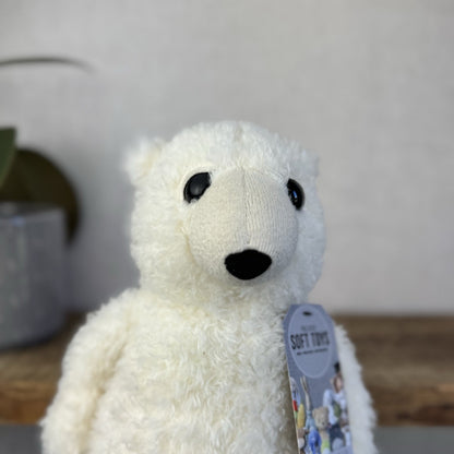 Jellycat Dumble Polar Bear Off White Large Curly Haired Big Eyed Polar Bear 14"