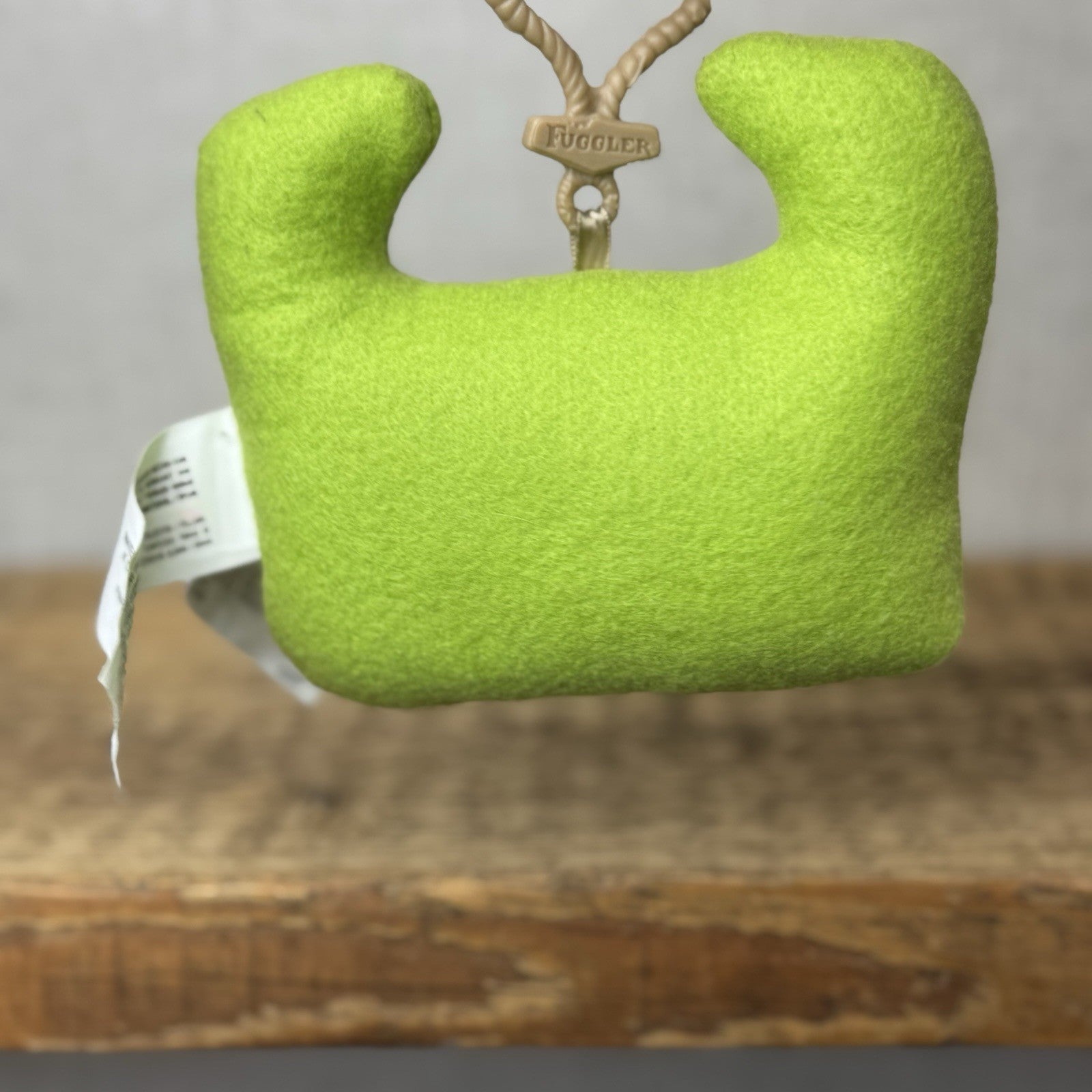 Fuggler  Sir Horns Green Monster Clip Keyring - Green Teeth Felt Retired Keyring
