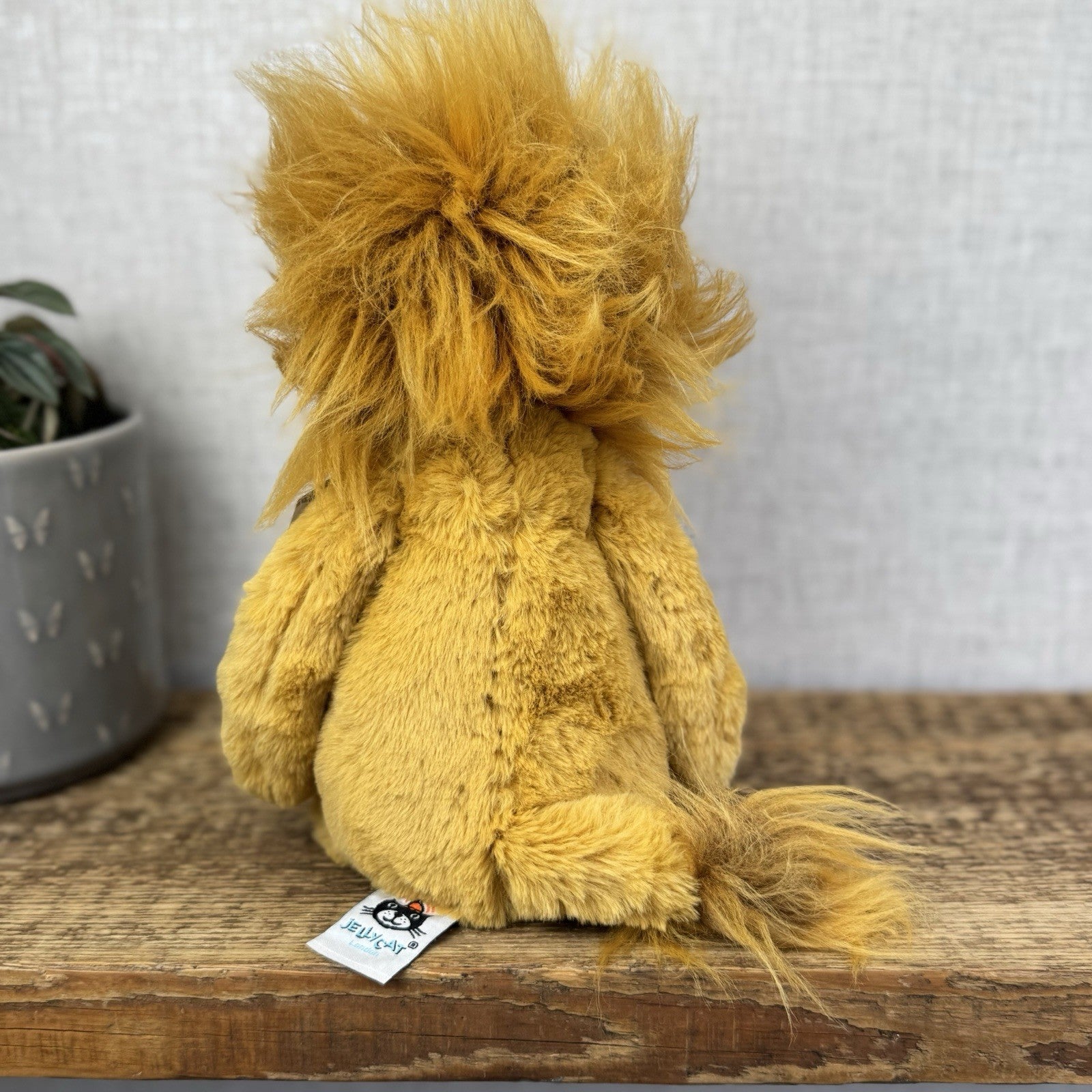 Jellycat Wumper Lion - Super Soft Yellow Floppy Lion Soft Toy Retired Rare 14"