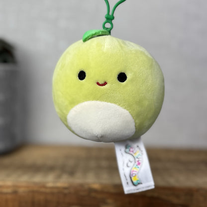 Squishmallow Keyring Clip Bagcharm - Apple Fruit Plush Keyring Ashley Apple 4"