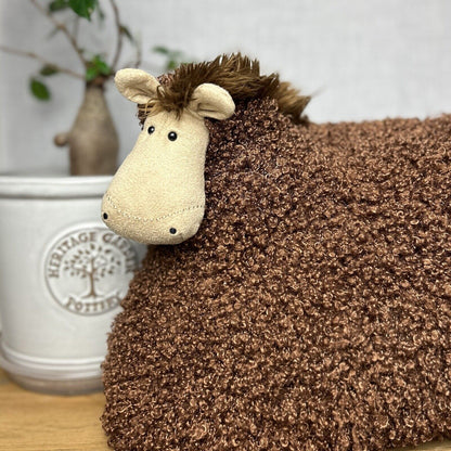 Jellycat Cushillow Horse - Pony/Horse Cushion - Curly Horse Pillow - RARE