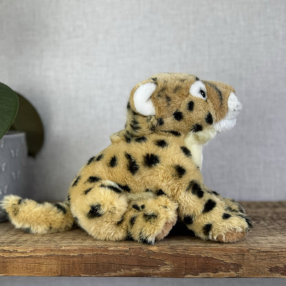 Keel Toys Signature Leopard - Small Leopard Plush Toy Realistic Wild Cat 8"