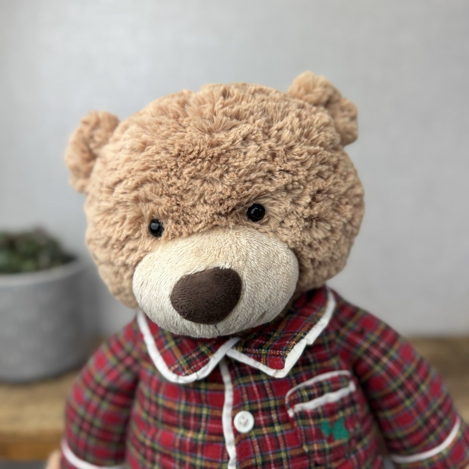 John Lewis Christmas Bed Time Bear - Large & Small (Jellycat Collaboration) Rare