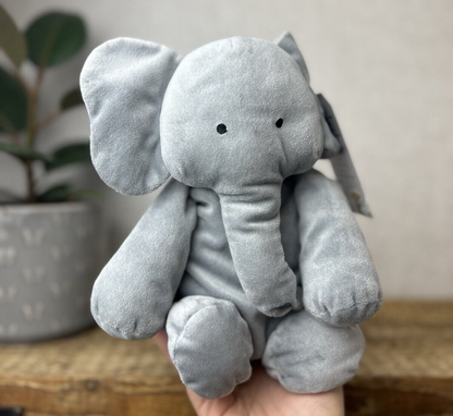 Jellycat Dozydou Elephant - Floppy Grey Elephant Beanie Retired Rare Medium 12"