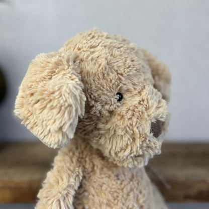 Jellycat Medium Mumble Dog - Iggle Squiggle Medium Textured Honey Puppy 12”
