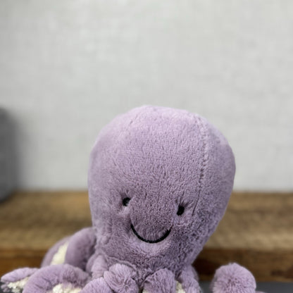 Jellycat Little Maya Octopus - Purple Octopus Beanie Super Soft 6” New Tags