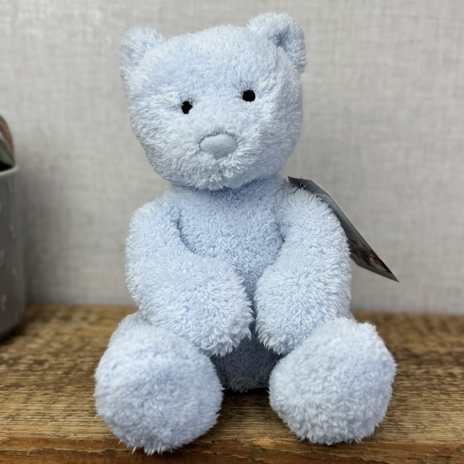 Jellycat Blue Bebe Bear - Little Jellycat Soft Fleecy Blue Baby Bear Plush Rare